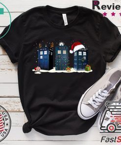 Doctor who tardis police box Christmas Shirt