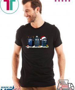 Doctor who tardis police box Christmas Shirt