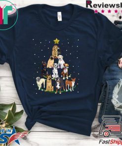 Dog Lover Christmas Tree T-Shirt