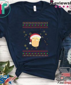 Donald Trump Quid Ho Ho Play On Words Ugly Christmas T-Shirt