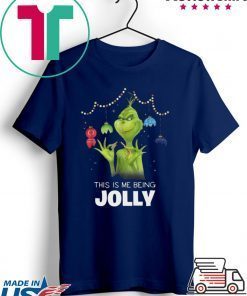 Dr Seuss The Grinch Being Jolly T-shirt