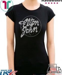 Elton John Official Vintage Tour Logo T-Shirt