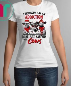 Everybody Has An Addiction Mine Just Happens To Be Cows Christmas Shirt