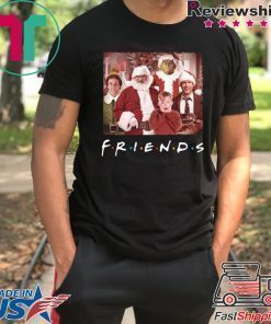 FRIENDS TV SHOW CHRISTMAS MOVIE CHARACTERS TEE SHIRT
