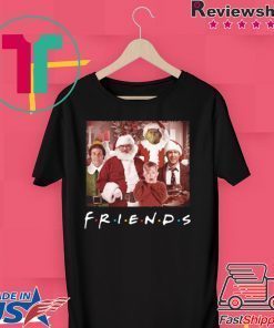 FRIENDS TV SHOW CHRISTMAS MOVIE CHARACTERS TEE SHIRT