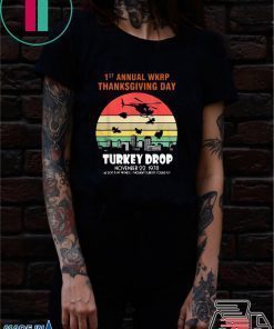 First Annual Thanksgiving Day Turkey Drop Sunrise T-Shirt