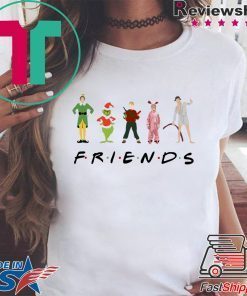 Friends Elf Christmas Movie Characters T-Shirt