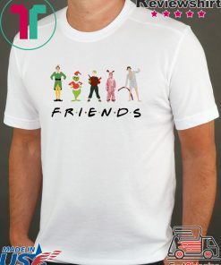 Friends Elf Christmas Movie Characters T-Shirt