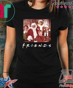 Friends tv show christmas movie characters shirt