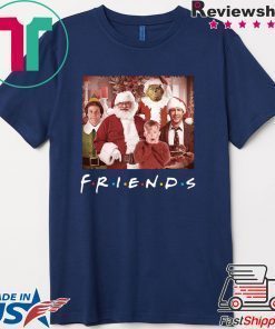 Friends tv show christmas movie characters shirt