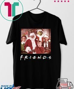 Friends tv show christmas movie characters shirt
