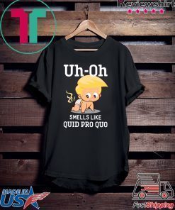 Funny Anti Trump Baby Quid Pro Quo Impeachment Tee Shirt