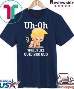 Funny Anti Trump Baby Quid Pro Quo Impeachment Offcial Shirt