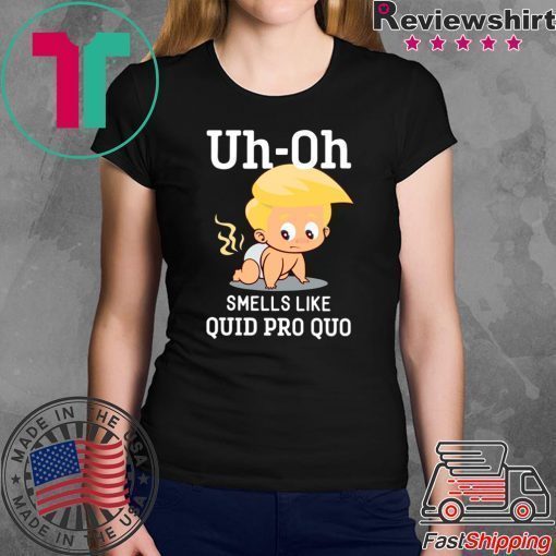 Funny Anti Trump Baby Quid Pro Quo Impeachment Offcial Shirt