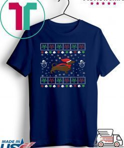 Funny Dachshund Lover Ugly Christmas T-Shirt