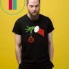 Funny Grinch Hand holding Police ornament Christmas T-Shirt