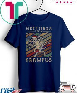GREETINGS FROM KRAMPUS VINTAGE SHIRT