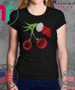 GRINCH HAND HOLDING PAW DOG AND JEEP TEE SHIRT