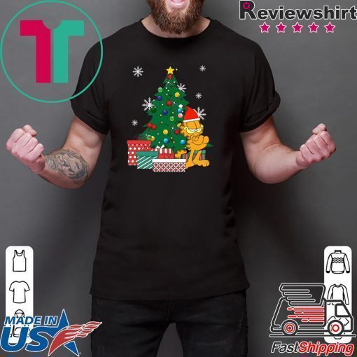 Garfield Around The Christmas Tree T-Shirt