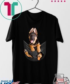 German Shepherd pocket shirt