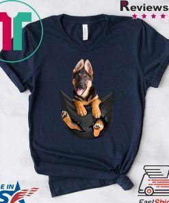 German Shepherd pocket shirt