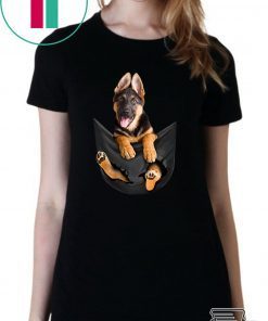 German Shepherd pocket shirt