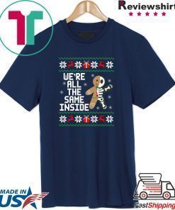 Gingerbread Skeletons We’re all the same inside Christmas T-Shirt