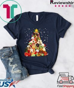 Golden Retriever Christmas Tree T-Shirt