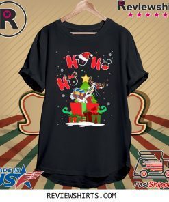 Goofy Ho Ho Ho Santa Claus Christmas Shirt