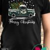 Green Bay Packers pickup truck Merry Christmas shirt