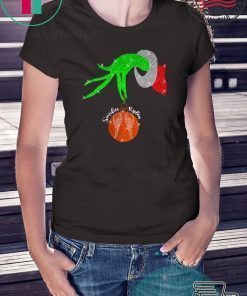 Grinch Hand Holding Ornament Smilin Rylean shirt
