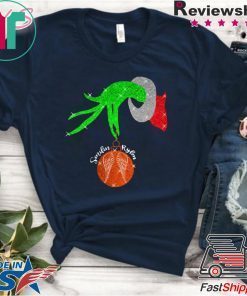 Grinch Hand Holding Ornament Smilin Rylean shirt