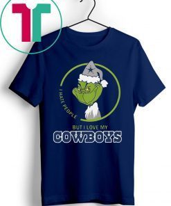 Grinch I Hate People But I Love My Dallas Cowboys T-Shirt