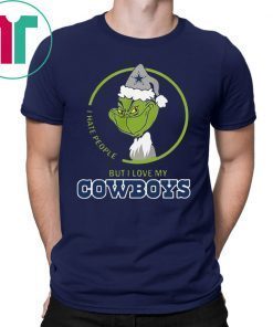 Grinch I Hate People But I Love My Dallas Cowboys T-Shirt