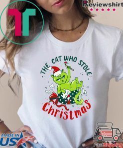 Grinch The cat who stole Christmas shirt