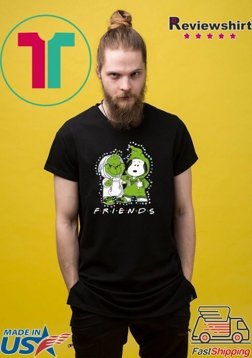 Grinch and Snoopy FRIENDS shirt