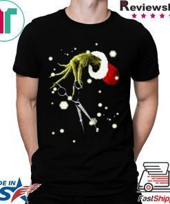 Grinch Hand Hold Hairstyle Christmas 2020 Shirt
