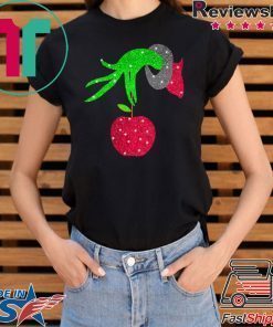 Grinch hand holding Apple T-Shirt