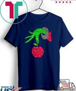 Grinch hand holding Apple T-Shirt