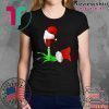 Grinch hand holding a glass of wine shirt Christmas shirt