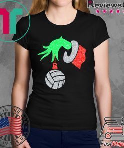 Grinch hands holding volleyball T-Shirt
