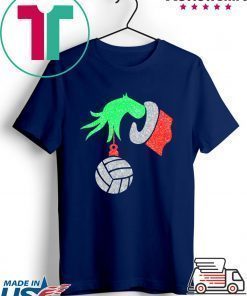 Grinch hands holding volleyball T-Shirt