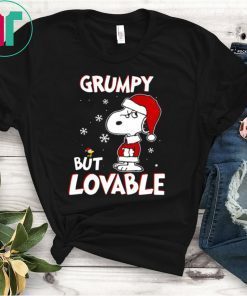 Grumpy But Lovable Snoopy Christmas Shirt