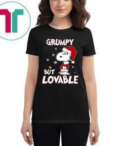Grumpy But Lovable Snoopy Christmas Shirt