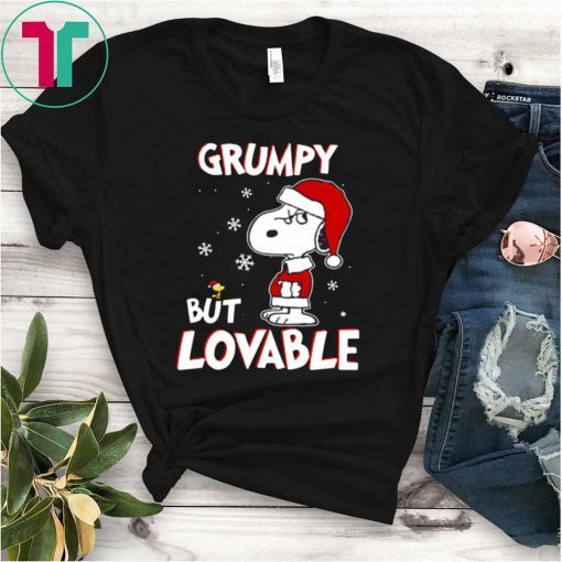 Grumpy But Lovable Snoopy Christmas Shirt