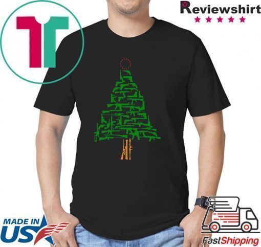 Guns Christmas Tree shirt