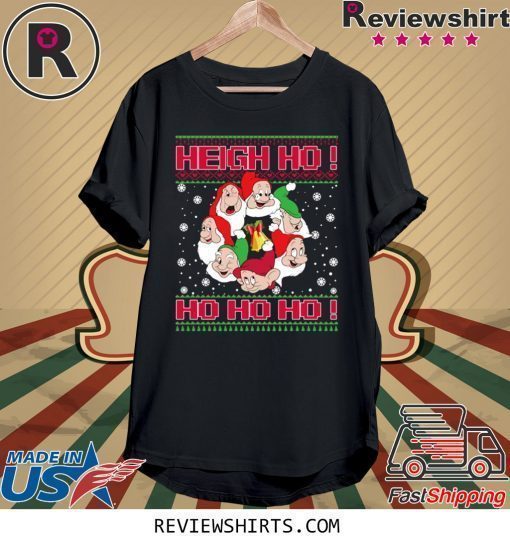 HEIGH HO HO HO 7 DWARFS CHRISTMAS XMAS SHIRT