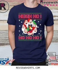 HEIGH HO HO HO 7 DWARFS CHRISTMAS XMAS SHIRT