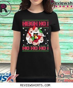 HEIGH HO HO HO 7 DWARFS CHRISTMAS XMAS SHIRT