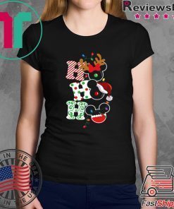 HO HO HO MICKEY MOUSE CHRISTMAS SHIRT